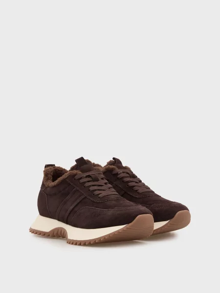 Шкіряні Кросівки повсякденні PRPY коричневий