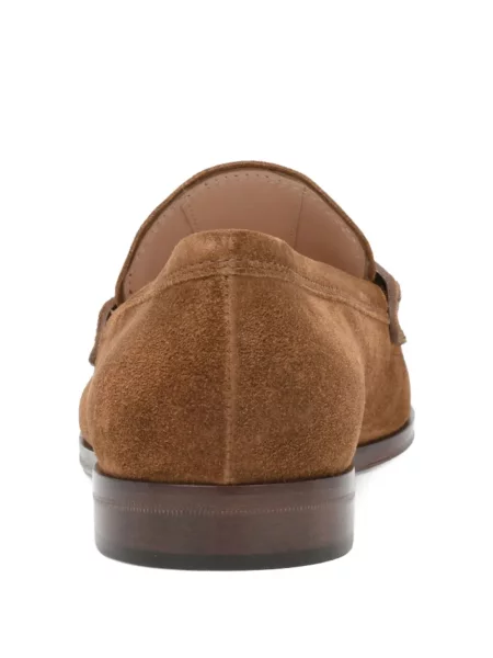 Szarvasbőr pántos loafer Gianvito Rossi barna