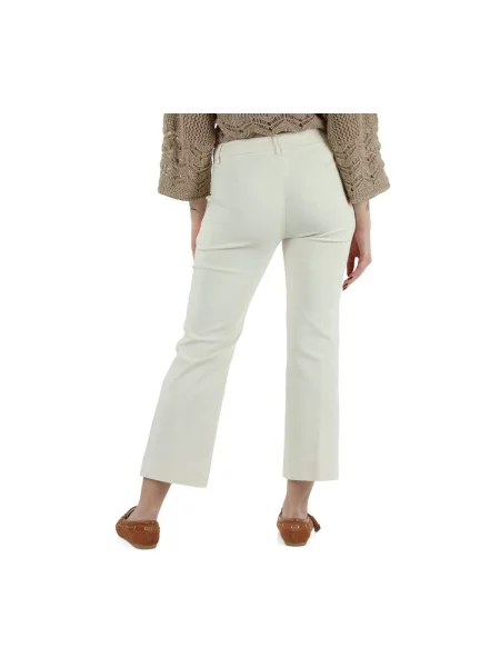 Pantaloni Linea Emme Marella alb