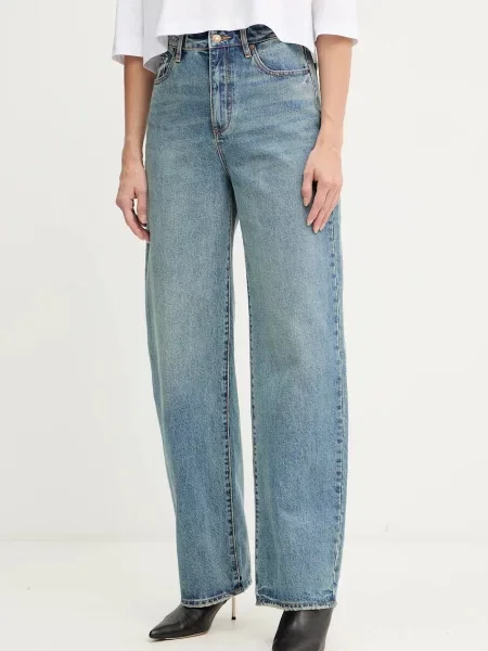 Džíny Armani Exchange high waist modré