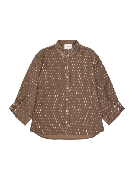 Koszula Munthe brązowa