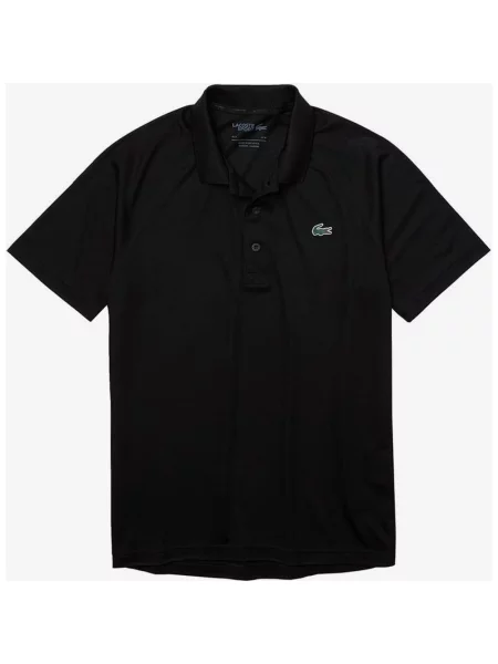 Koszulka polo z krótkim rękawem Lacoste Sport w kolorze czarnym XS czarna