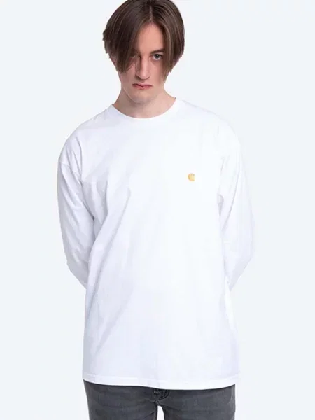 Tricou mânecă lungă Carhartt Wip alb