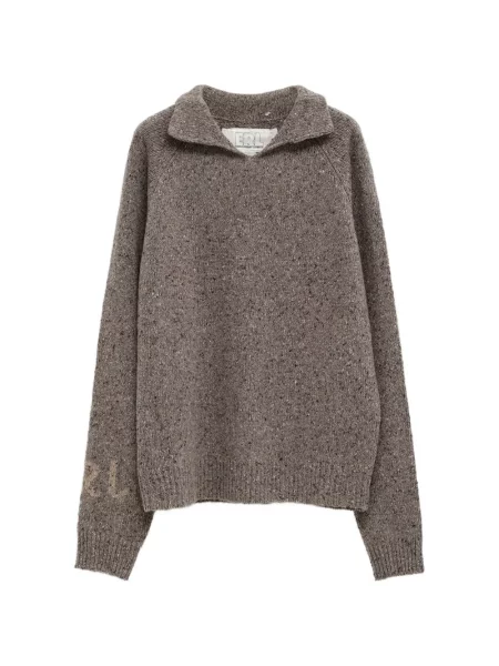 Pleteni džemper Erl smeđa