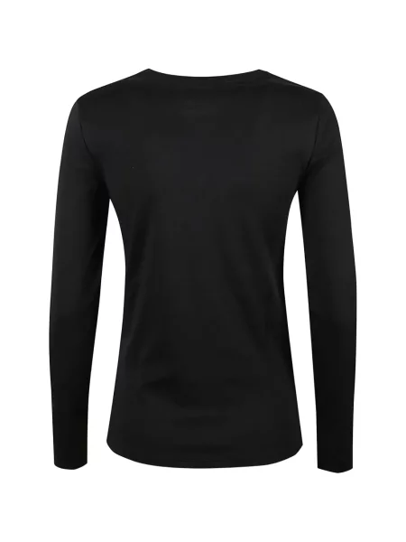 Lung tricou Majestic Filatures negru
