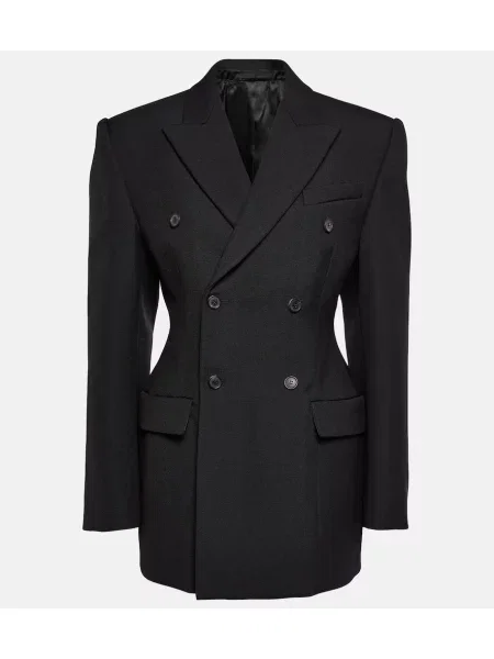 Sacou Wardrobe.nyc de lână negru