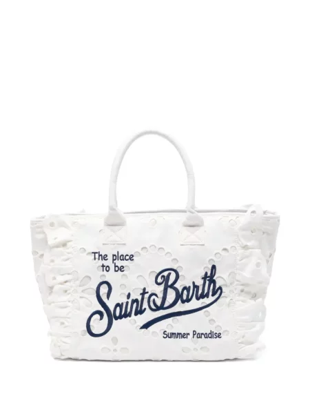 Geantă shopper Mc2 Saint Barth alb
