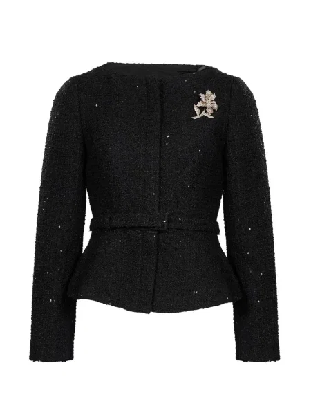 Geacă Roland Mouret cu paiete negru