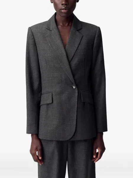 Geacă Claudie Pierlot de lână gri