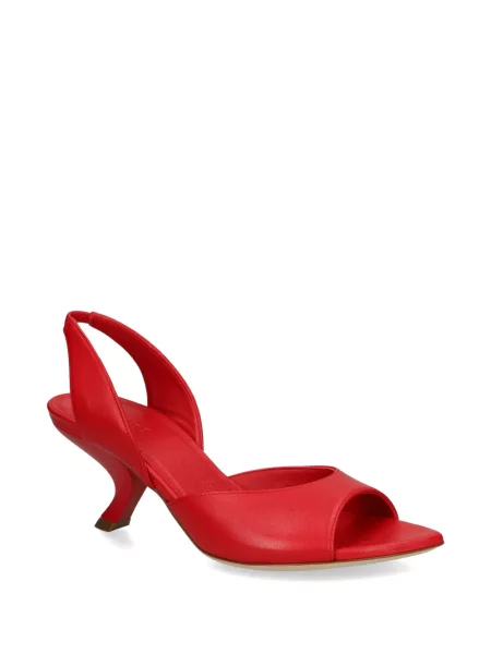 Sandale Vic Matié din piele slingback roșu