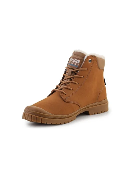 Pantofi Palladium din piele maro