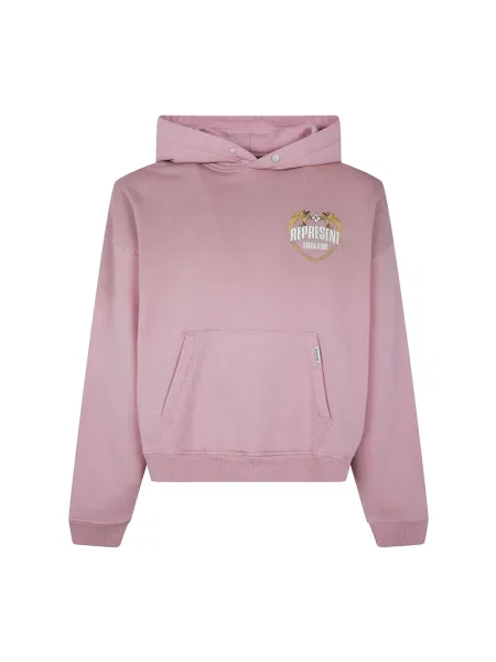 Bluza z kapturem Represent z kapturem w serca różowa