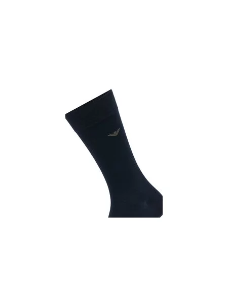 Dolge nogavice Emporio Armani Mornarsko modra