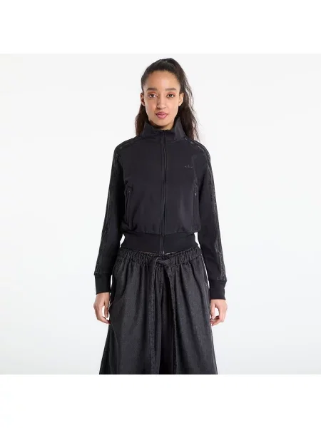 Majica dugih rukava Adidas Originals s čipkom crna
