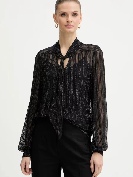 Блузка Morgan візерунок TEVAL чорний