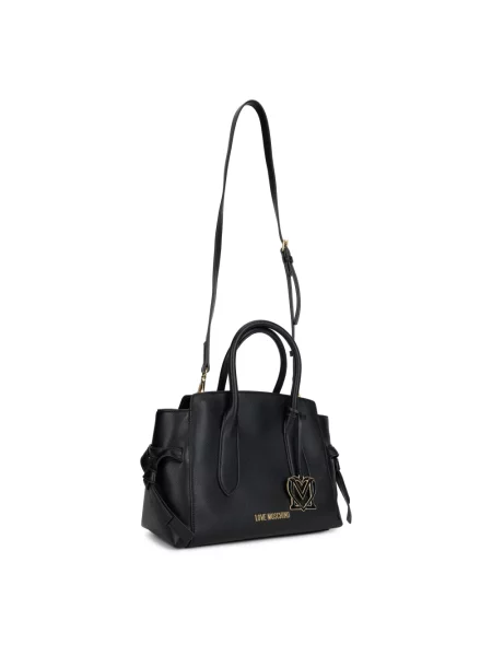 Torebka Love Moschino z logo czarna