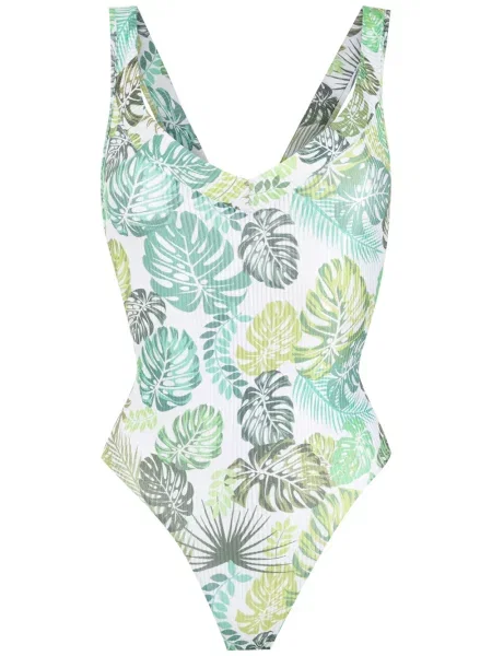 Costum de baie Amir Slama cu imagine verde