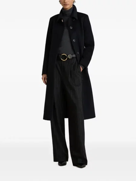 Cu centură palton Lauren Ralph Lauren negru