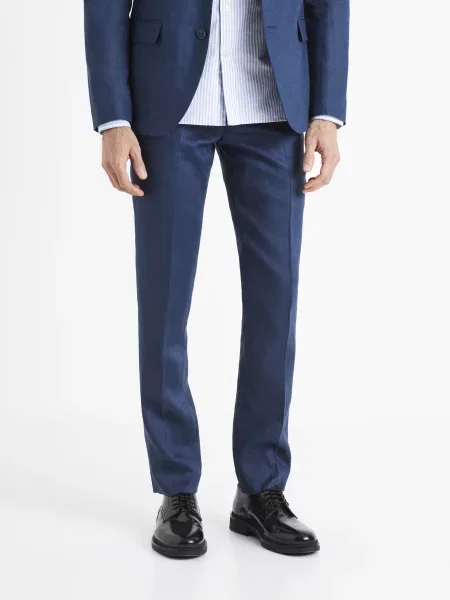 Pantaloni Celio albastru