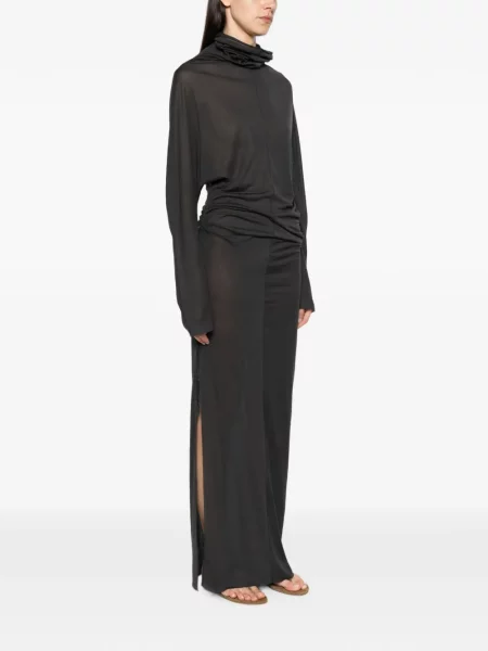 Rochie maxi Soeur cu volane gri