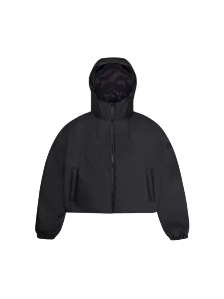 Rains kurtka Lohja Short Insulated Jacket przejściowa czarny