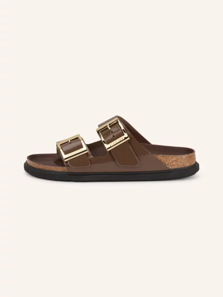 Birkenstock Pantofle Arizona Droplet Buckle tmavě hnědá