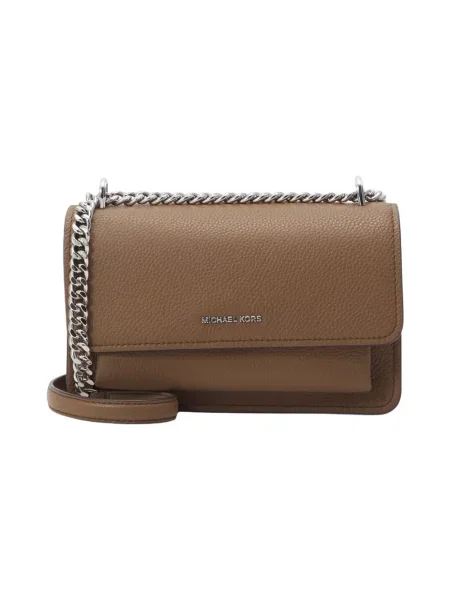 Torebka crossbody Michael Kors skórzana brązowa