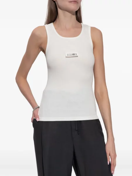Top Mm6 Maison Margiela alb