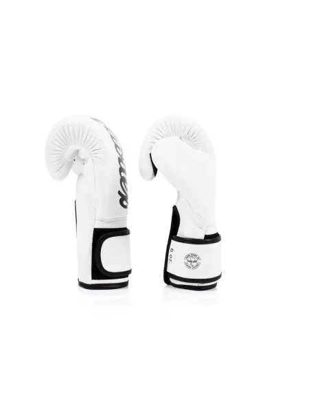 Rękawice boskerskie Fairtex Microfiber białe