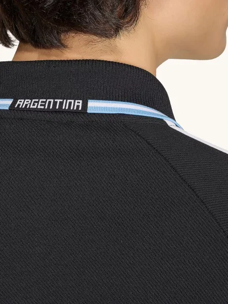 Adidas Mikina Argentina Auswärts Anthem černá / modrá bílá
