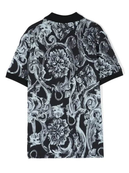 Koszulka polo dziecięca Versace niebieska