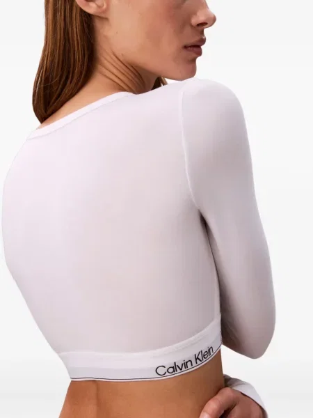 Długa koszulka Calvin Klein Underwear biała