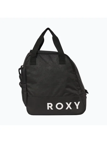 Cipőtartó táska ROXY Northa true black snowflake emboss. Méret: OS fekete
