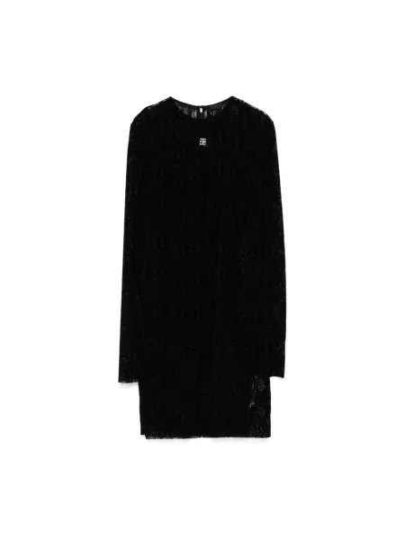 Sukienka Givenchy skórzana czarna