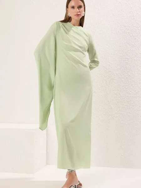 Rochie de seară Trendyol verde