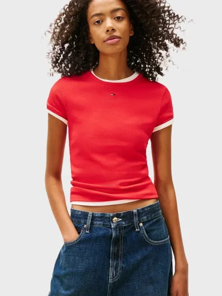Футболка Tommy Jeans красная