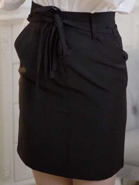 Спідниця міні LadyLike бавовна/поліестер чорний