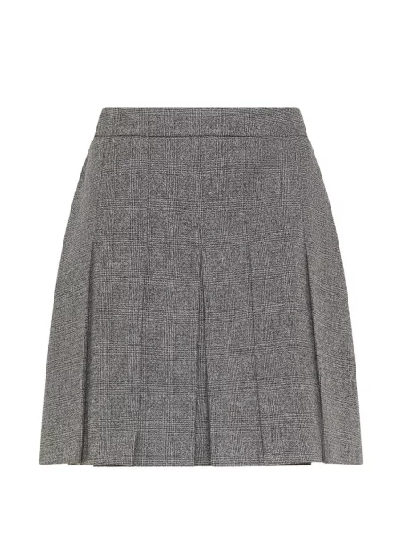 Flanel mini szoknya Seventy szürke