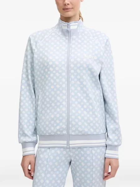 Hanorac cu fermoar Guess albastru