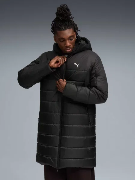 Демисезонная куртка Puma с капюшоном черная