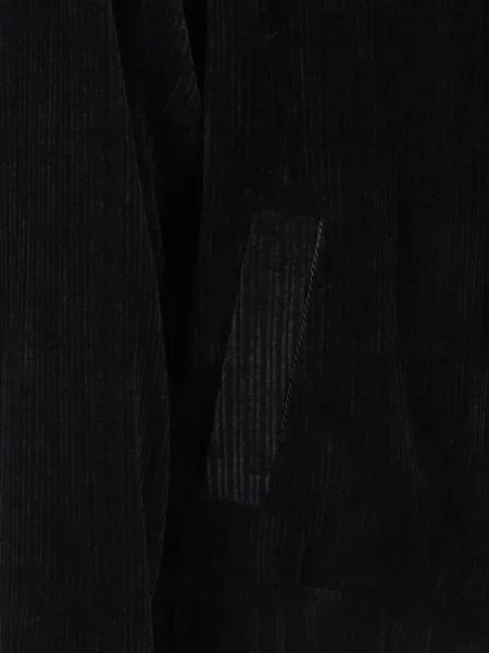 Μπουφάν Wooyoungmi κοτλέ μαύρο
