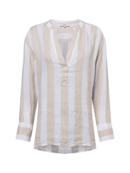 Ipuri Essentials Lniana bluzka Kobiety len beżowy|biały w 36 biała