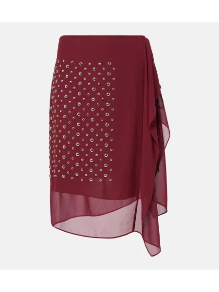 Fustă Dries Van Noten bordo