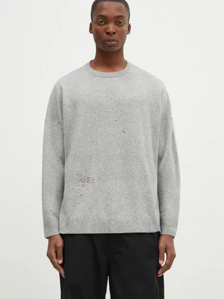 Undercover pulover de lana Knit barbati light gri