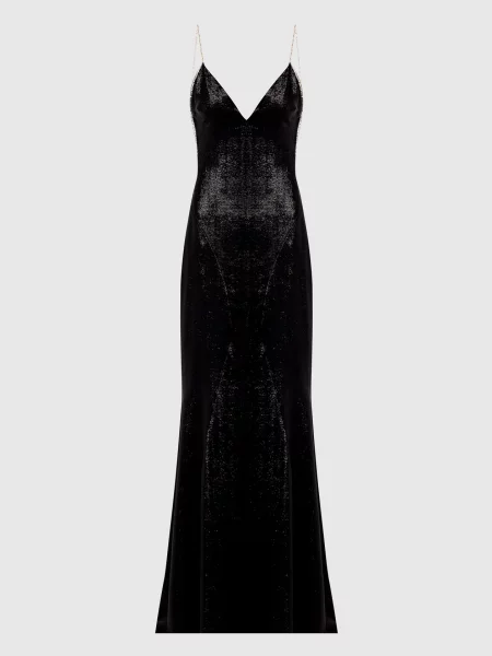 Платье Tom Ford с открытой спиной черное