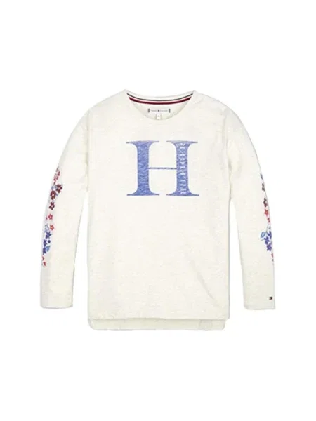 Tricou copii Tommy Hilfiger bej