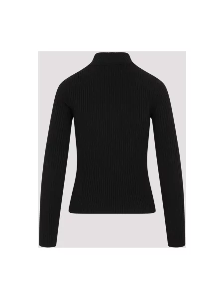 Dzianinowy sweter Courreges czarny