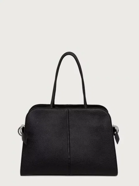 BOSS geantă shopper pentru femei cu imitație de piele CLARICE TOTE negru