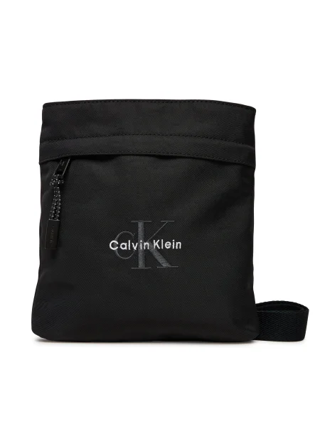 Мъжка чантичка Calvin Klein Bold Flatpack Бежов черно
