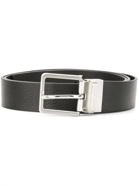 Curea Emporio Armani cu cataramă clasică negru